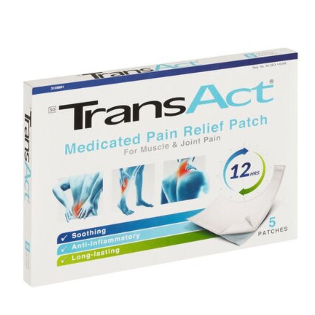 TransAct Medicated Pain Relief Patches