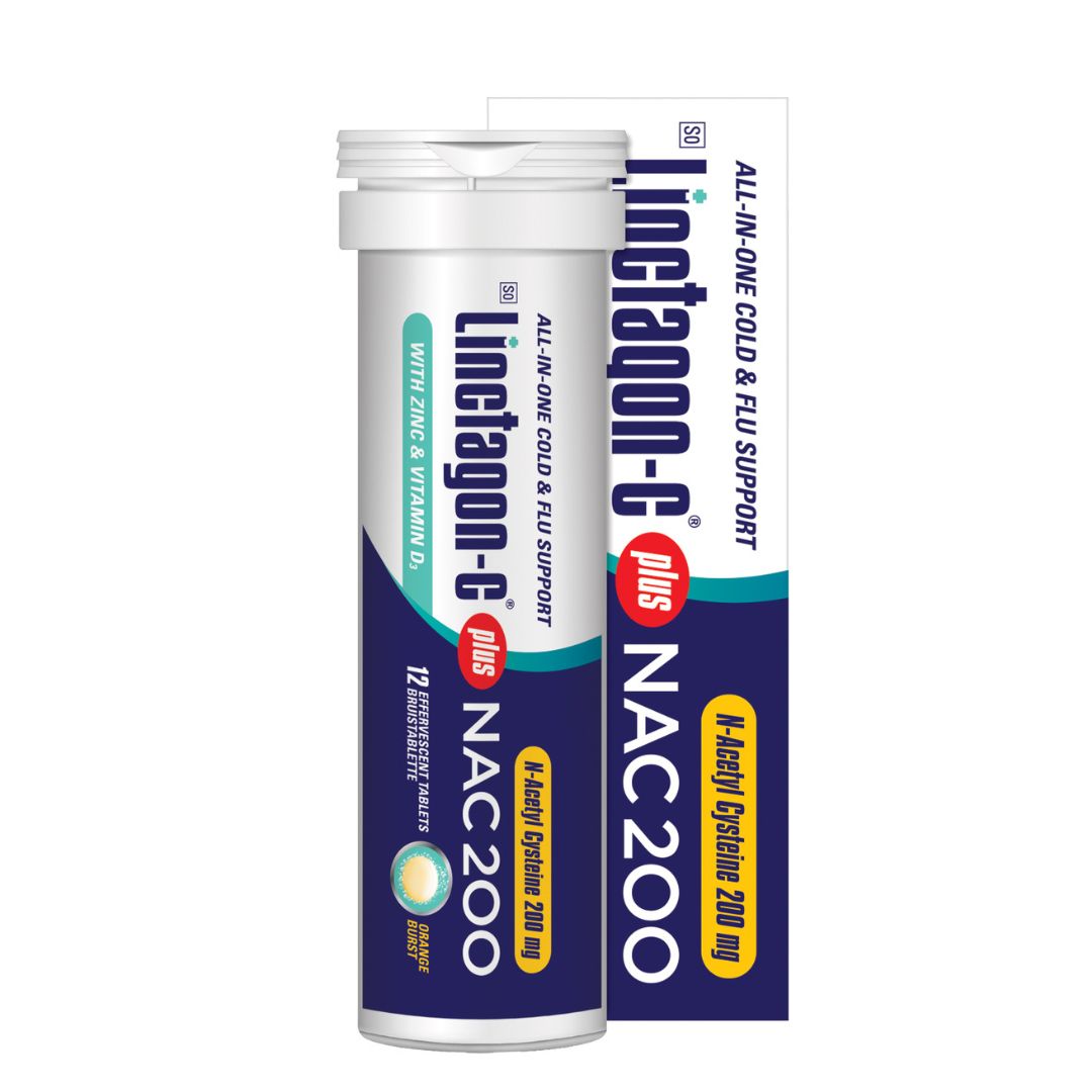 Linctagon-C Plus NAC 200 Effervescent Tablets